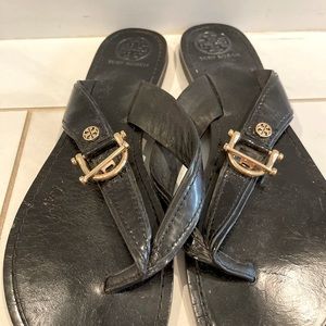 Tory Burch buckle flip-flops